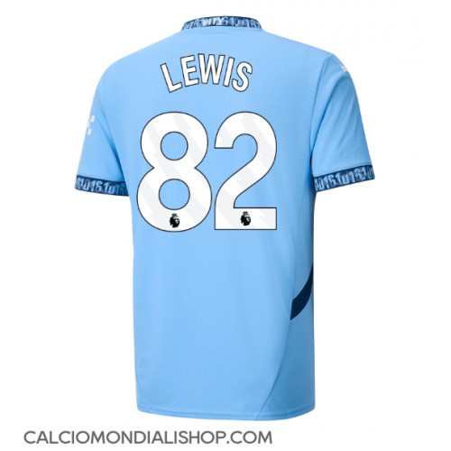 Maglie da calcio Manchester City Rico Lewis #82 Prima Maglia 2024-25 Manica Corta